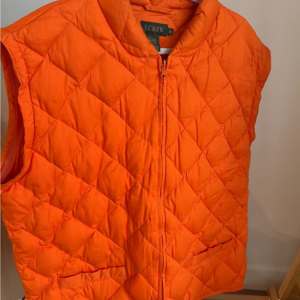 J.Crew Vibrant Quilted Goose DownVest